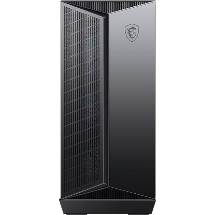 MSI MPG GUNGNIR 111R Mid-Tower ATX Gehäuse (2X USB 3.1 Anschluss, 4X 120mm A-RGB Fan im Lieferumfang, schwarz, A-RGB) – Bild 3