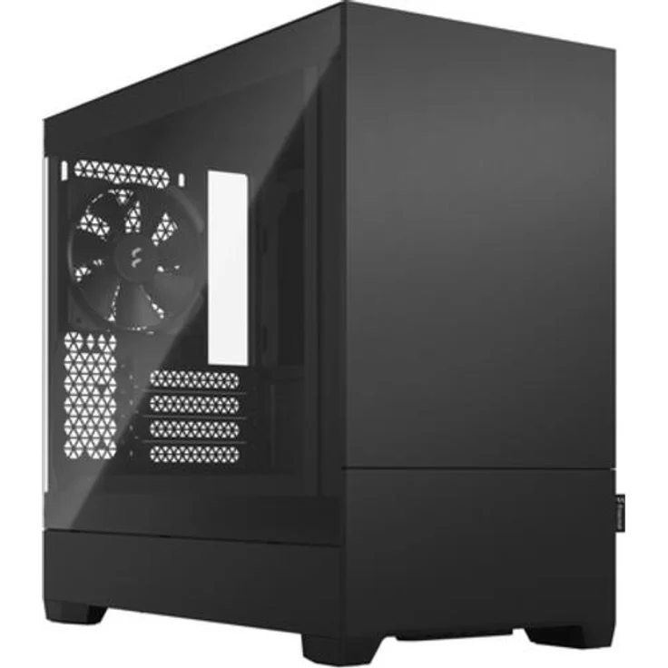 Fractal Design Pop Mini Silent Black TG Clear Tint, Glasfenster, schallgedämmt – Bild 1