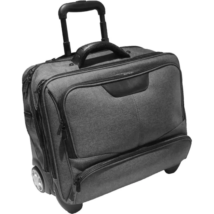 Dermata Business Laptop Trolley Office Case 17 Zoll Grafite