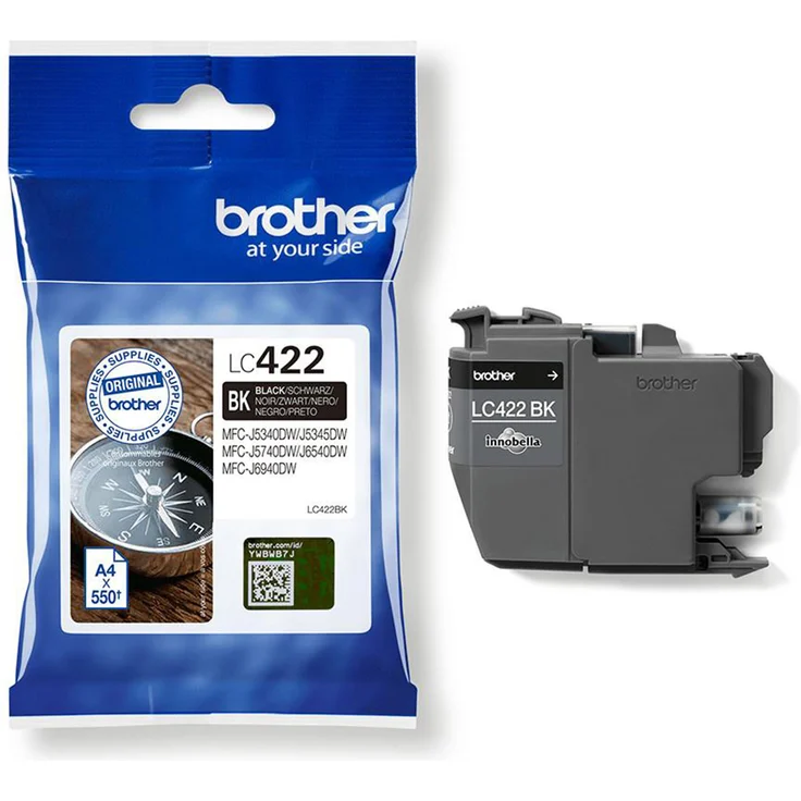 Brother LC-422BK Druckerpatrone 1 Stück(e) Original Schwarz – Bild 2