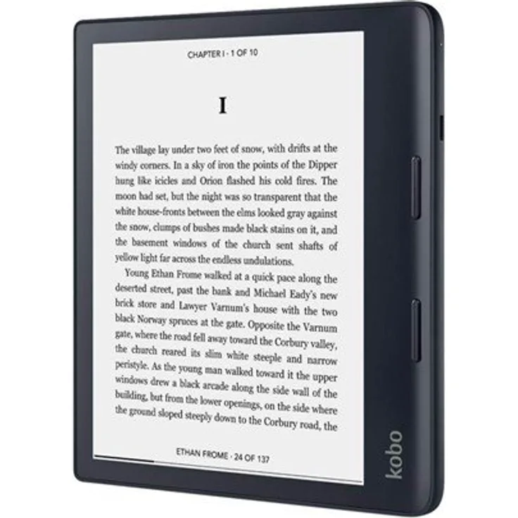 Kobo Sage WLAN 32 GB 8 Zoll, schwarz (N778-KU-BK-K-EP)