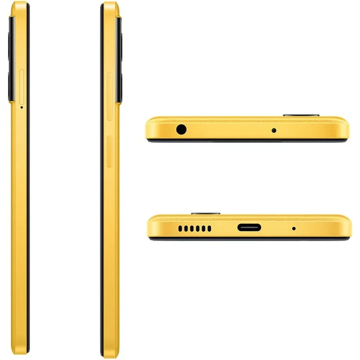 Xiaomi POCO M5 Smartphone 16,713cm (6,58 Zoll) IPS-Display, 128GB interner Speicher, 4GB RAM, Dual-SIM, Android 12, Gelb – Bild 6