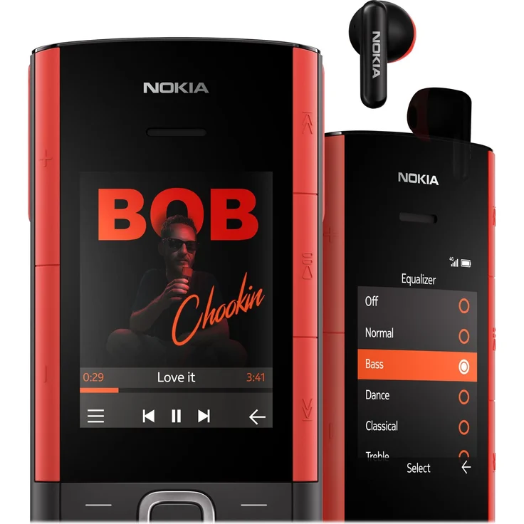 Nokia 5710 XpressAudio Blockhandy 6,096cm (2,4 Zoll) TFT-Display, Rot – Bild 5