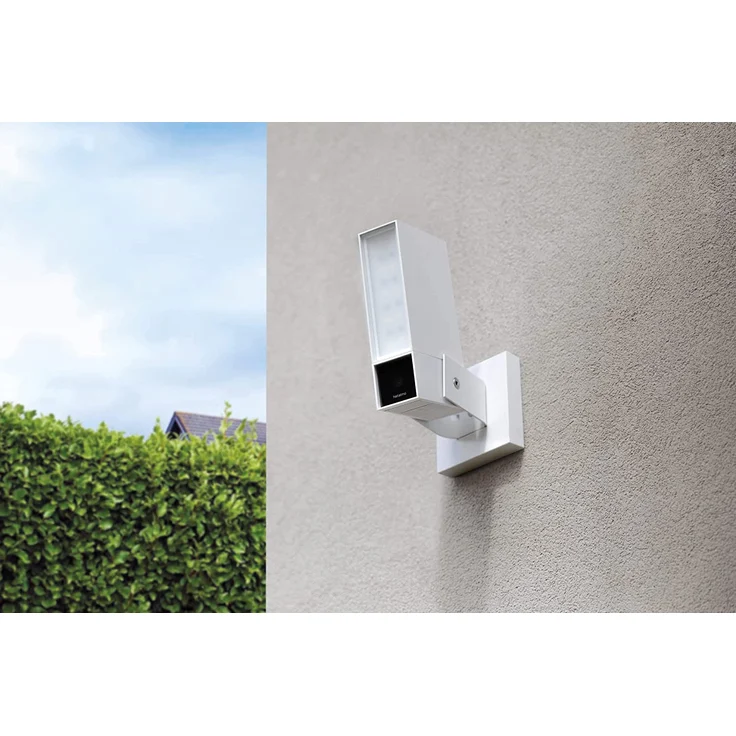 Netatmo Smarte Überwachungskamera für den Außenbereich mit 105 dB Sirene, WLAN, integrierter Beleuchtung, Bewegungserkennung, Nachtsicht, ohne Abonnement, weiß (NOC-S-W-DE) – Bild 5
