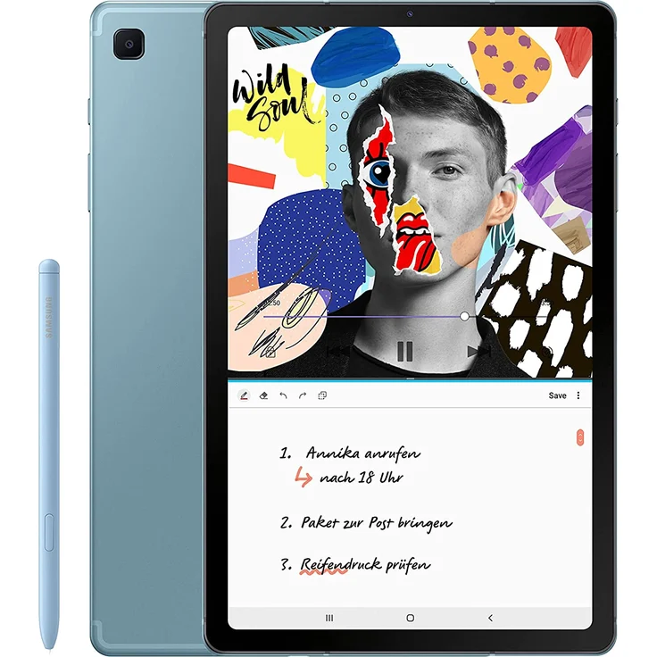 Samsung Galaxy Tab S6 Lite (2022 Edition) Full-HD-Auflösung 10,4 Zoll, WLAN-Tablet, Octa-Core, 4 GB RAM, 64 GB Speicher, Android, Angora Blue (SM-P613NZBADBT) – Bild 1