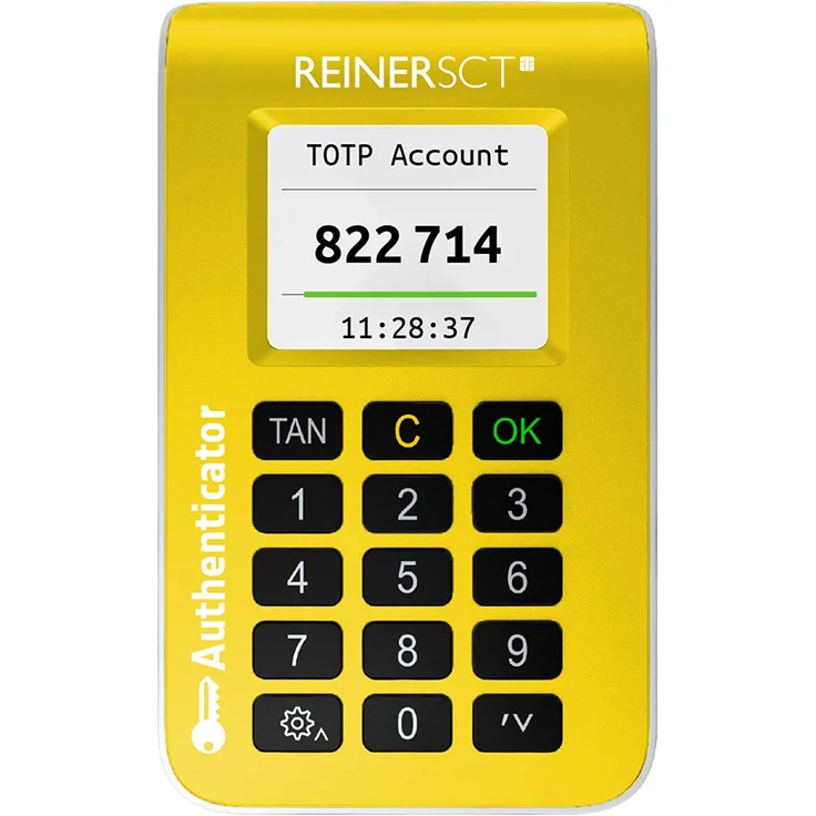 Reiner SCT Authenticator – Hardware für Zwei-Faktor-Authentisierung, TOTP-Generator für ultimativen Schutz Ihrer Accounts – Bild 1