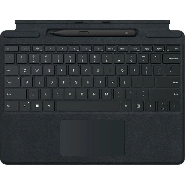 Microsoft Surface Pro Signature Keyboard, deutsch mit Slim Pen 2, schwarz (8X6-00005)