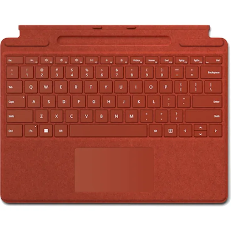 Microsoft Surface Pro Signature Keyboard, Deutsch, Mohnrot (8XA-00025) – Bild 1