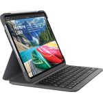 Logitech Slim Folio Pro Bluetooth-Tastatur, CH, schwarz (920-009156)