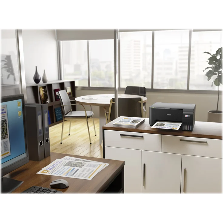 Epson EcoTank ET-2812 - Multifunktionsdrucker - Farbe - Tintenstrahl - nachfüllbar - A4 (Medien) - bis zu 10 Seiten-Min. (Drucken) - 100 Blatt - Wi-Fi - Schwarz – Bild 8
