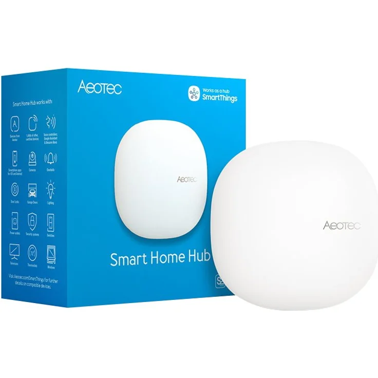Aeotec Smart Home Hub Unterstützt Zigbee 3.0, Z-Wave, WiFi – Bild 1
