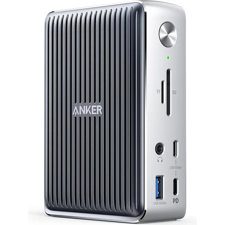 Anker 577 Thunderbolt Docking Station (13-in-1, Thunderbolt 3), Silber (A8396341) - Preisvergleich