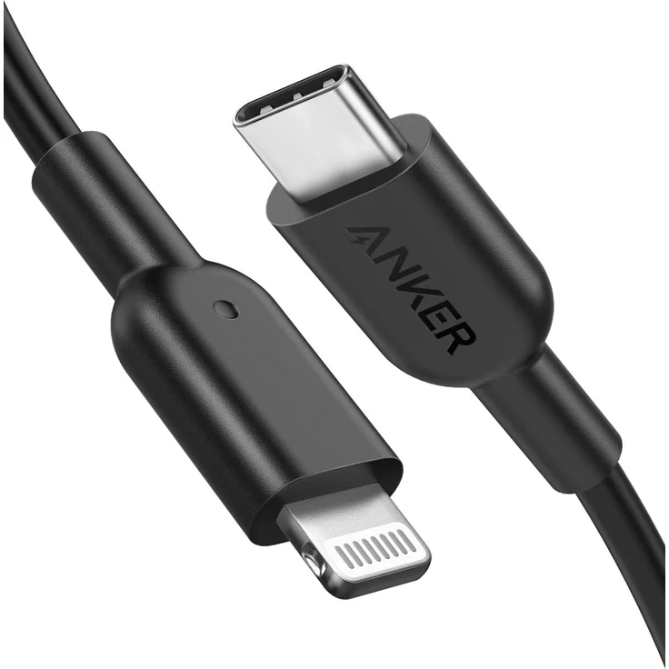 Anker 321 USB-C to Lightning Cable, 1,8 m, schwarz (A8633012) – Bild 1