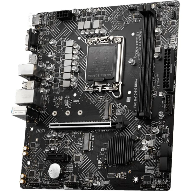 MSI PRO H610M-G DDR4 Mainboard, Micro-ATX - unterstützt Intel Core Prozessoren 12. Generation, LGA 1700, 2 x DIMMs (3200MHz) – Bild 5