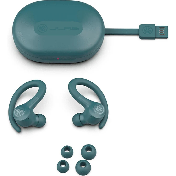 JLAB GO Air Sport True Wireless In-Ear-Kopfhörer mit Bluetooth, IP55-Zertifizierung und Mikrofon, teal – Bild 2