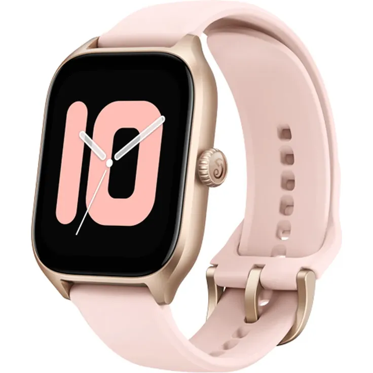 Amazfit GTS 4 Smartwatch GPS, Damen, Einheitsgröße, Kunststoffarmband, Rosebud Pink – Bild 1