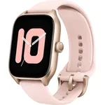Amazfit GTS 4 Smartwatch GPS, Damen, Einheitsgröße, Kunststoffarmband, Rosebud Pink