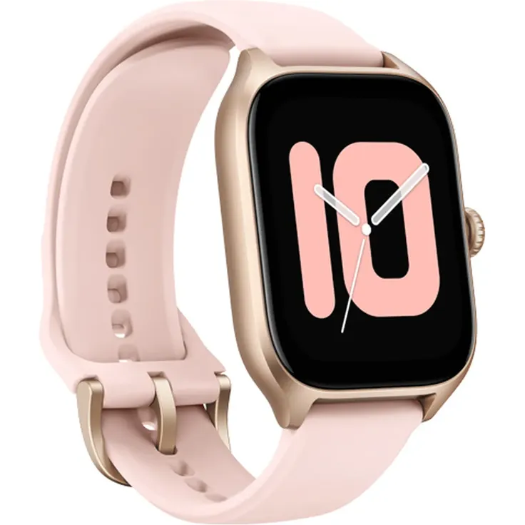Amazfit GTS 4 Smartwatch GPS, Damen, Einheitsgröße, Kunststoffarmband, Rosebud Pink – Bild 3
