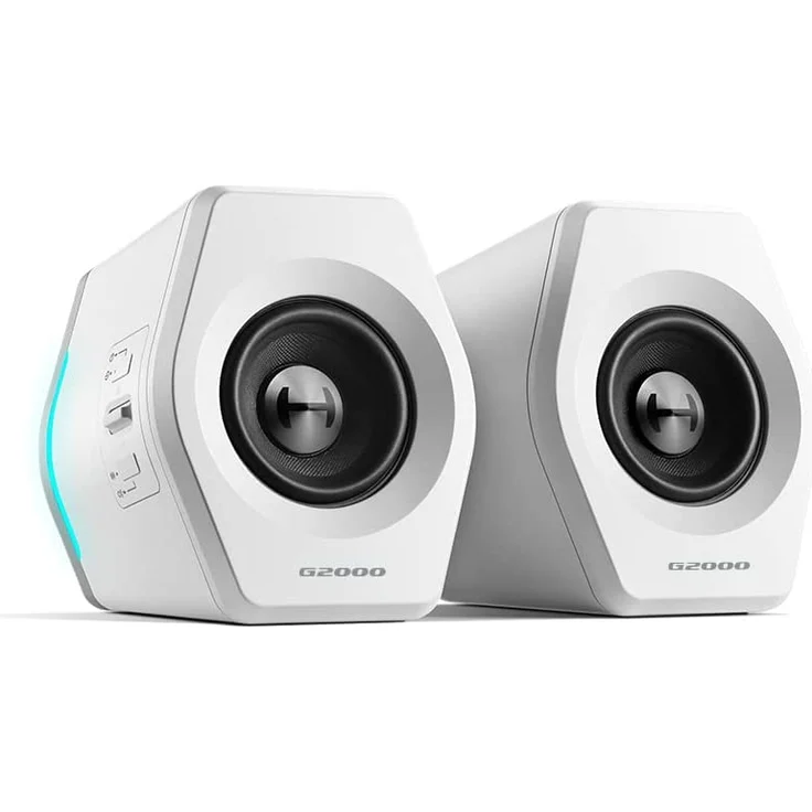 Edifier Aktivboxen G2000 2.0 Bluetooth Gaming RGB weiß – Bild 1