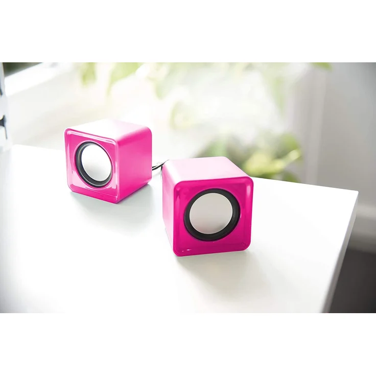 Speedlink TWOXO Stereo Lautsprecher Pink – Bild 5