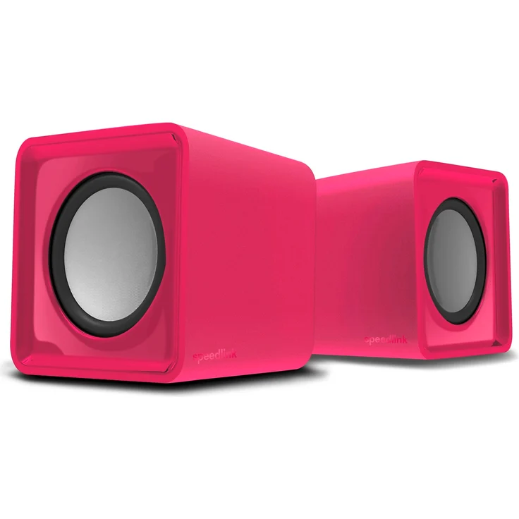 Speedlink TWOXO Stereo Lautsprecher Pink – Bild 3