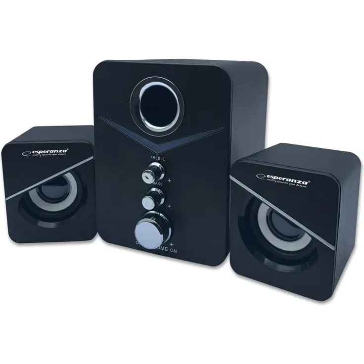 ESPERANZA EP153 USB 2.1 Speaker Set 6 W Black - Lautsprechersystem - 2.1