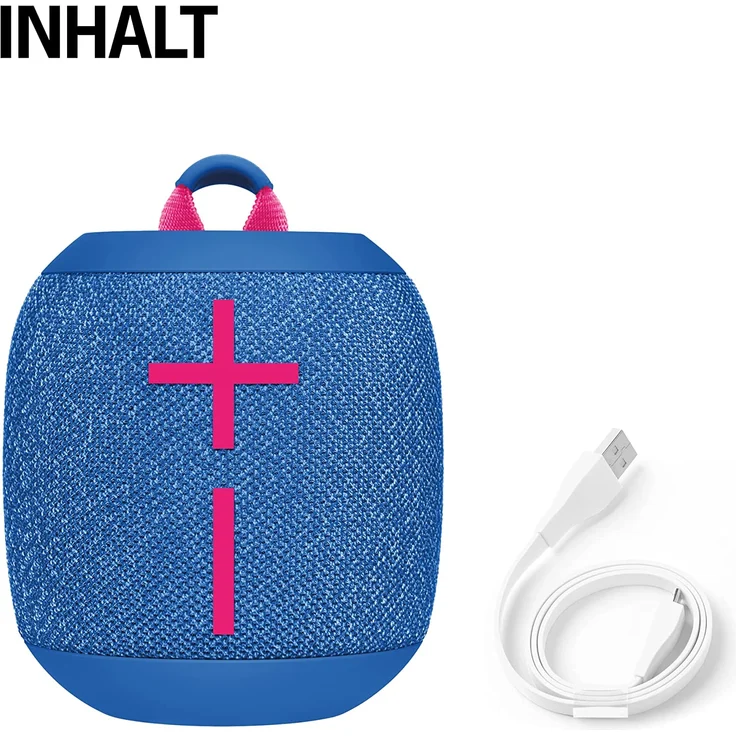 UE Ultimate Ears ULTIMATE EARS WONDERBOOM 3 Bluetooth-Lautsprecher  stossfest, spritzwassergeschützt, blau – Bild 3