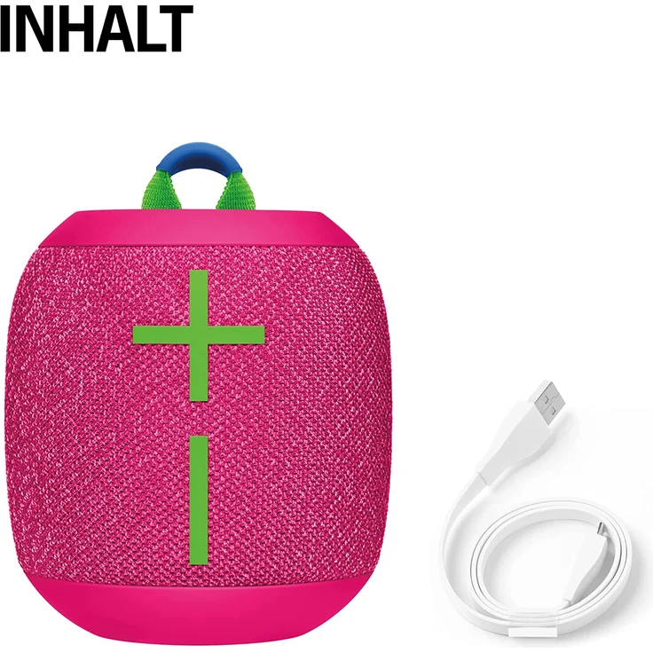 UE Ultimate Ears ULTIMATE EARS WONDERBOOM 3 Bluetooth-Lautsprecher  stossfest, spritzwassergeschützt, pink – Bild 3