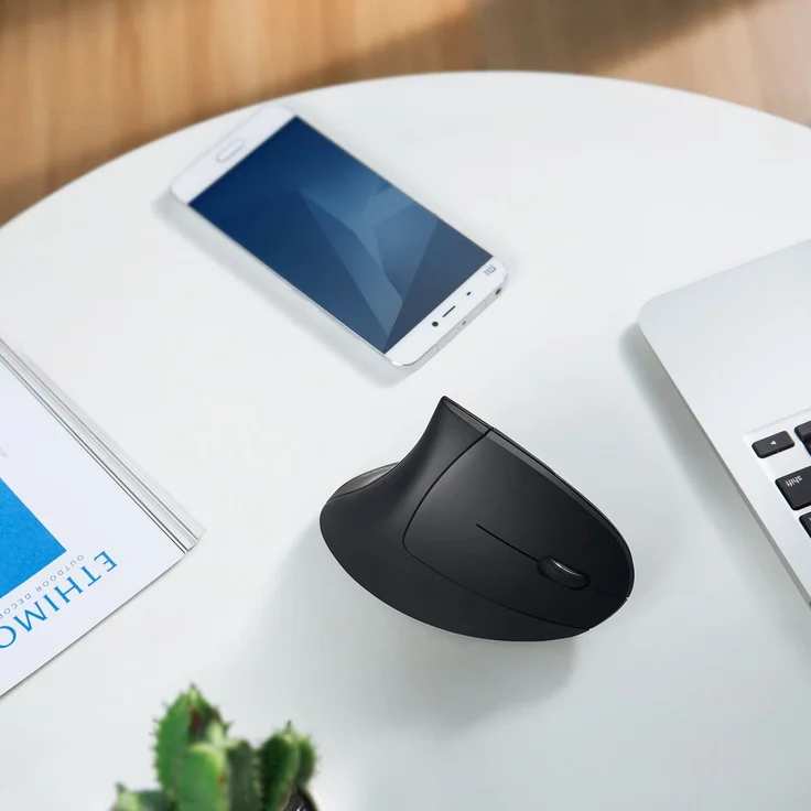 Anker 2.4G Wireless Vertikale Ergonomische Optische Maus Vertical Ergonomic Optical Mouse Kabellos für Windows und Mac OS, USB, 800/1200/1600 DPI, 5 Tasten – Bild 5