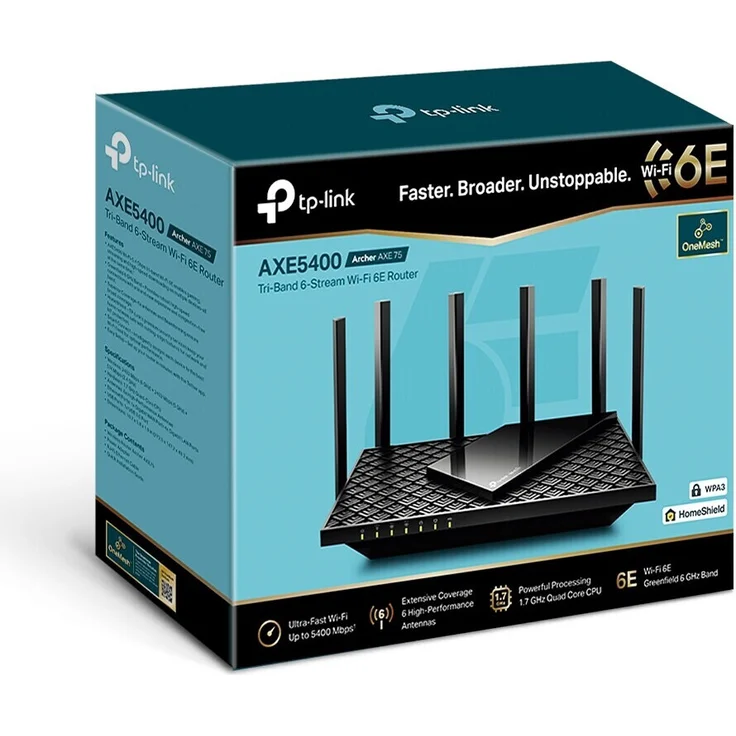 TP-Link Archer AXE75 Wi-Fi 6E WLAN-Router – Bild 4