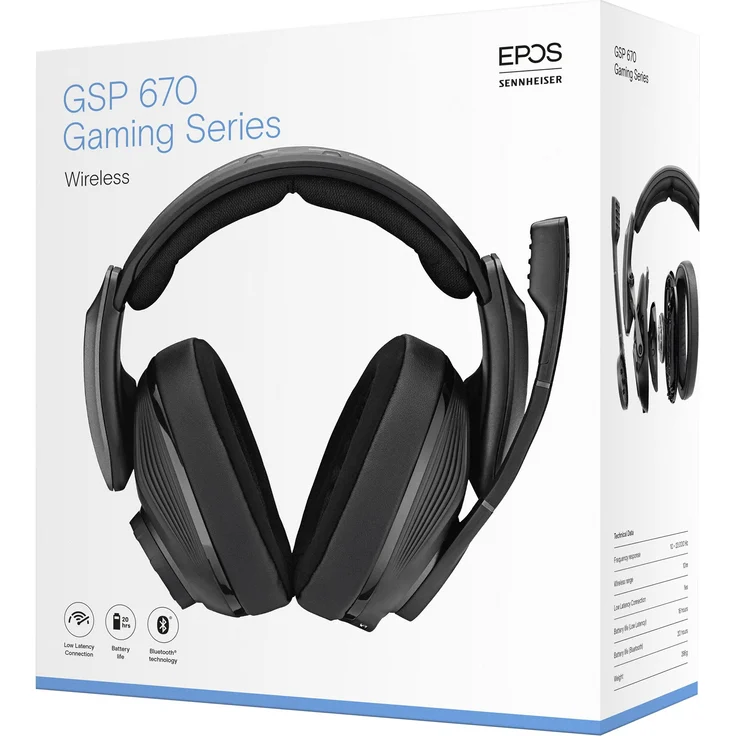 EPOS SENNHEISER GSP 670 Kabelloses Gaming-Headset – Bild 2