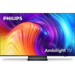 Philips 43PUS8887-12 The One 108 cm (43 Zoll) LED Ambilight Smart TV (Ultra HD, Dolby Vision, HDR10+, HDR10, HDR HLG, Direct LED) HD-Triple-Tuner (Sat, Antenne, Kabel) Modelljahr 2022 Energieklasse G (DE-Modell)