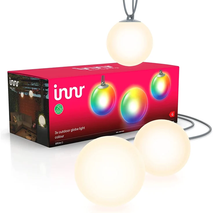 innr Outdoor Globe Light 370lm 3 globes - INNR OGL 130 C – Bild 1