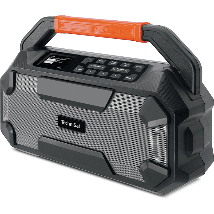 TechniSat DIGITRADIO 231 OD Outdoor-Boombox Digitalradio mit Bluetooth, DAB+, UKW-RDS (FM), schwarz – Bild 2