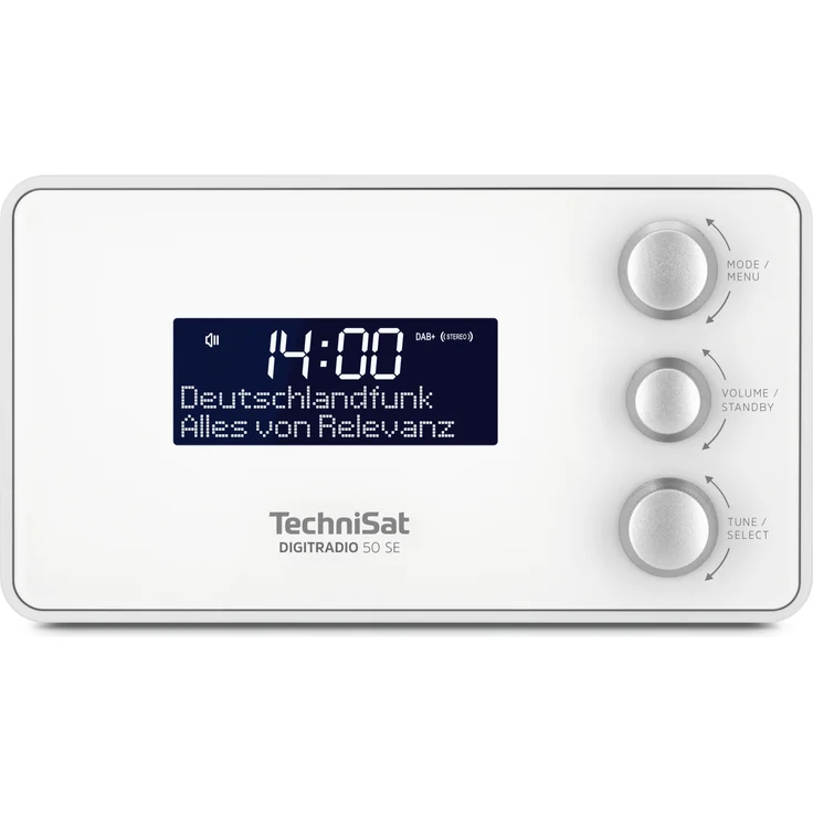 Technisat Digitradio 50 SE Digitalradio mit USB-Charging, DAB, DAB+, UKW (FM), weiß – Bild 1