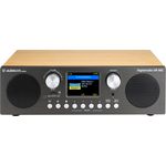 Albrecht DR 882 Digitalradio mit Bluetooth, Streaming, DAB, DAB+, UKW (FM), schwarz, braun