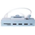 Satechi USB-C Clamp Hub für 24" Apple iMac, blau