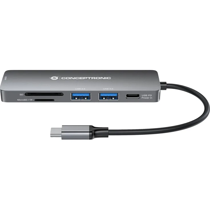 Conceptronic Dockingstation, USB-C 3.2 Gen 1, HDMI (DONN11G)