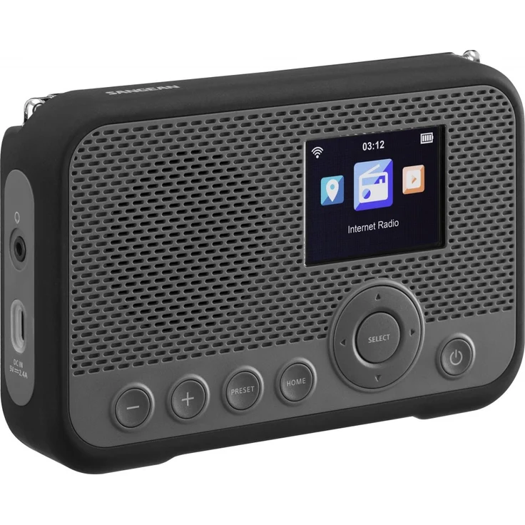 Sangean WFR-39 Internetradio mit Bluetooth, WLAN, Streaming, Cloud Music, Spotify Connect, DAB+, UKW (FM), Internetradio, schwarz – Bild 2