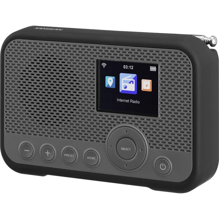 Sangean WFR-39 Internetradio mit Bluetooth, WLAN, Streaming, Cloud Music, Spotify Connect, DAB+, UKW (FM), Internetradio, schwarz – Bild 3