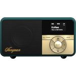 Sangean DDR-7X Digitalradio mit Bluetooth, DAB+, UKW-RDS (FM), grün