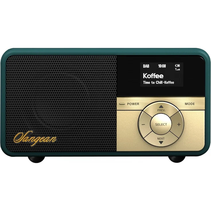 Sangean DDR-7X Digitalradio mit Bluetooth, DAB+, UKW-RDS (FM), grün – Bild 1