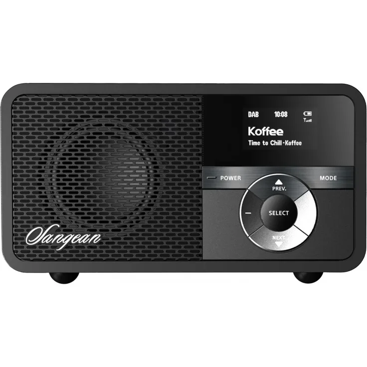 Sangean DDR-7X Digitalradio mit Bluetooth, DAB+, UKW-RDS (FM), schwarz