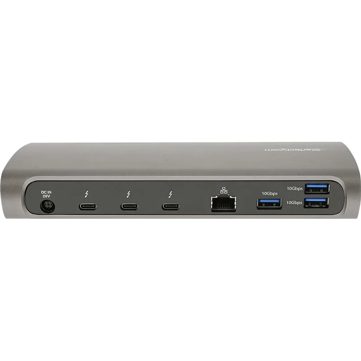 StarTech.com Thunderbolt 4 Dock, 96W Power Delivery, Single 8K-Dual Monitor 4K 60Hz, 3x TB4-USB4 ports, 4x USB-A, SD, GbE, Thunderbolt 4 Docking Station für Windows or TB3 MacBook, 0,8m, Thunderbolt 4, 3 x Thunderbolt (TB4CDOCKUE) – Bild 8