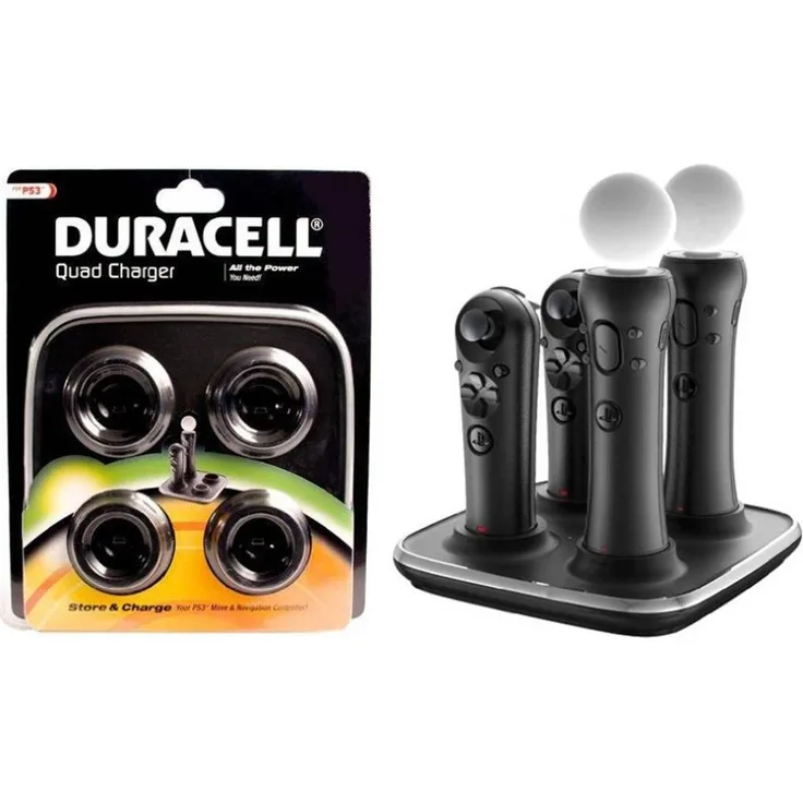 Duracell Quad Charger für PS Move Controller