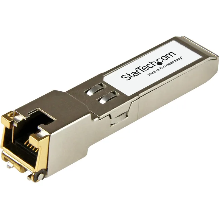 StarTech.com PLUS-T-ST Transceiver Modul (SFP+ Module, 100-1000-10000Base-TX Palo Alto Networks kompatibel, Kupfer, RJ-45 Kupfer mit DDM) - SFP+-Transceiver-Modul (gleichwertig mit: Palo Alto Networks PAN-SFP-PLUS-T) - 10 GigE - 100Base-TX, 1000Base-T, 10 