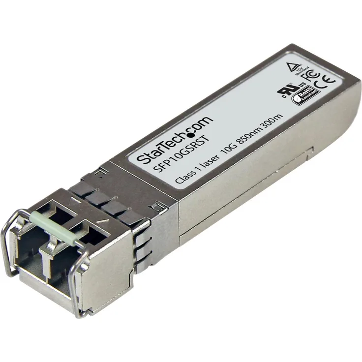 StarTech.com Cisco Compatible 10GBase-SR SFP+ Fiber Transceiver Modul 850nm MM LC w-DDM (SFP10GSRST)
