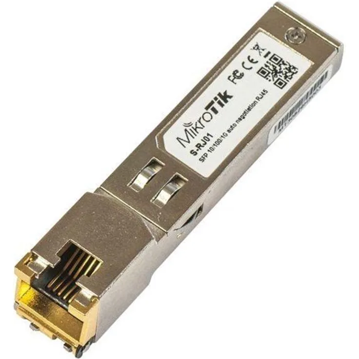 MikroTik SFP 10-100-1000M copper Modul (S-RJ01)