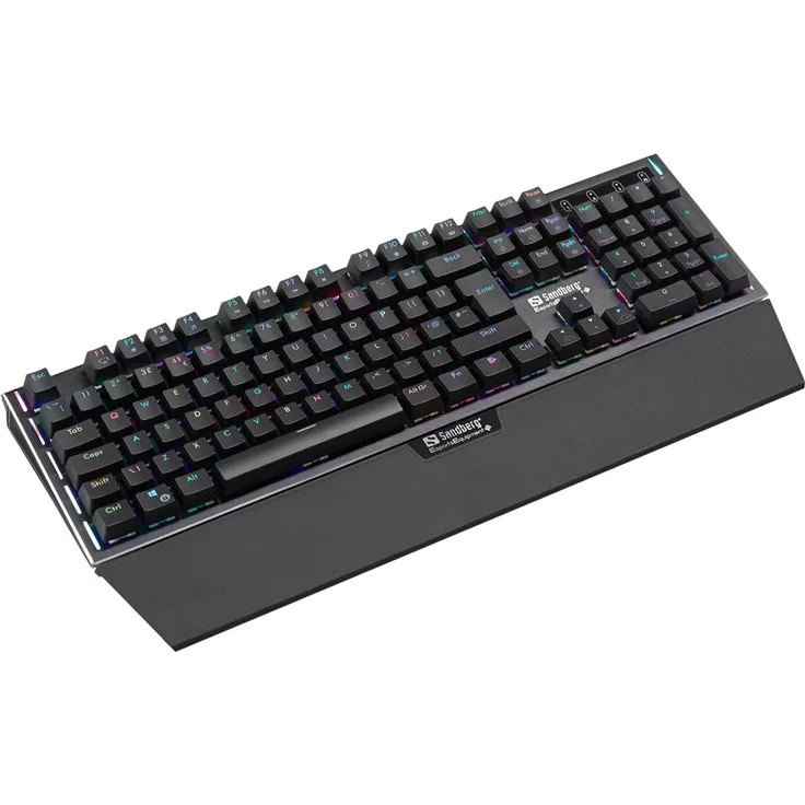Sandberg FireStorm, Gaming-Tastatur, Kabel, AZERTY, Standard, mechanisch, grün (640-26)