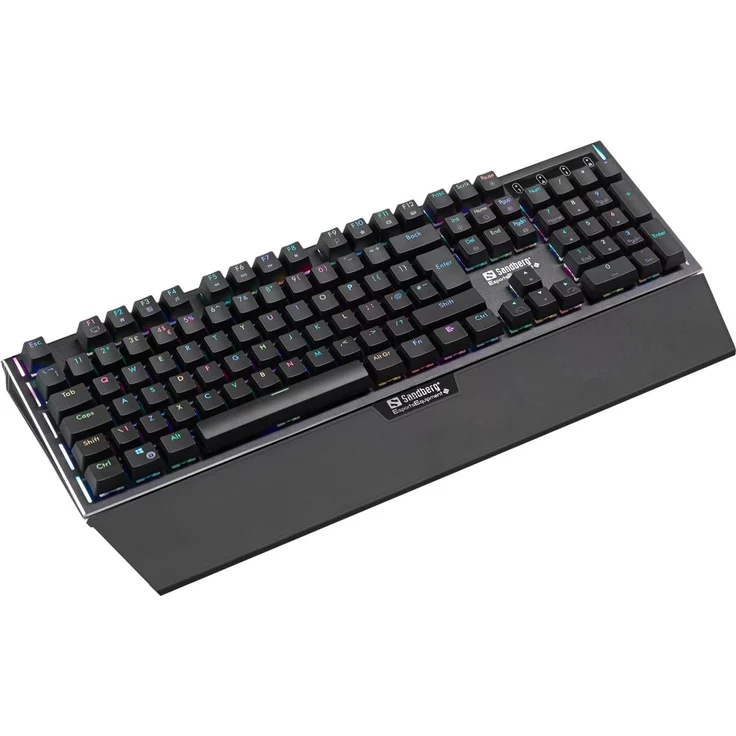 Sandberg FireStorm, Gaming-Tastatur, Kabel, AZERTY, Standard, mechanisch, grün (640-26)